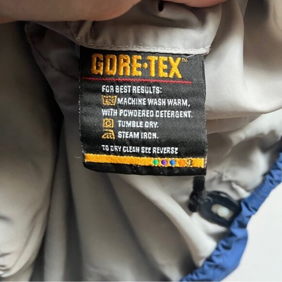 Taiga 2 toned long lined goretex hooded rain outdoor soft shell jacket Sz XL - Picture 11 of 15